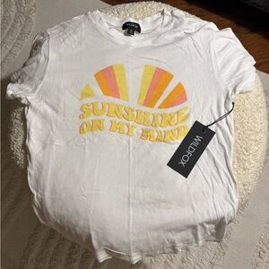 NWT Wildfox Sunshine On My Mind Keke T-Shirt XS